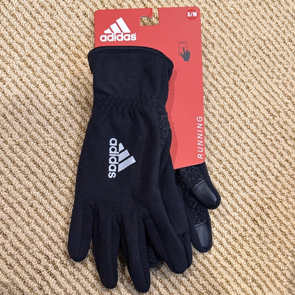 Adidas Black Performance Gloves